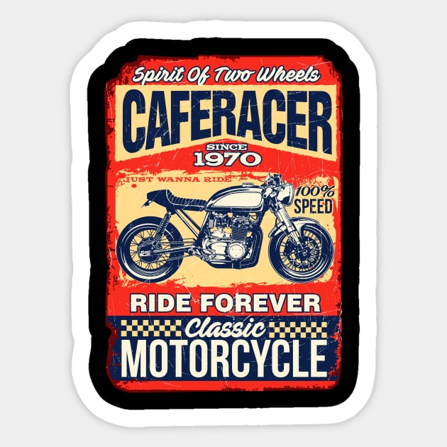 CAFERACER Sticker by KANDIM'S Studio